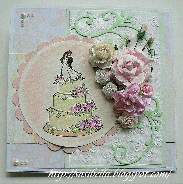 Hochzeits Easel Card / edle Hochzeitskarte handgemacht 14