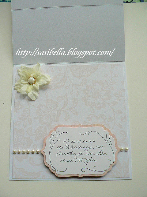 Hochzeits Easel Card / edle Hochzeitskarte handgemacht 15