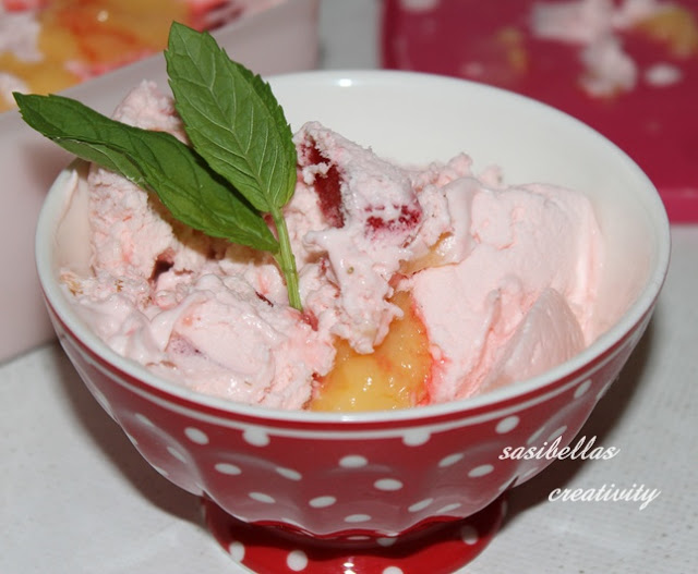 Erdbeer- Lemon Curd Eis 17