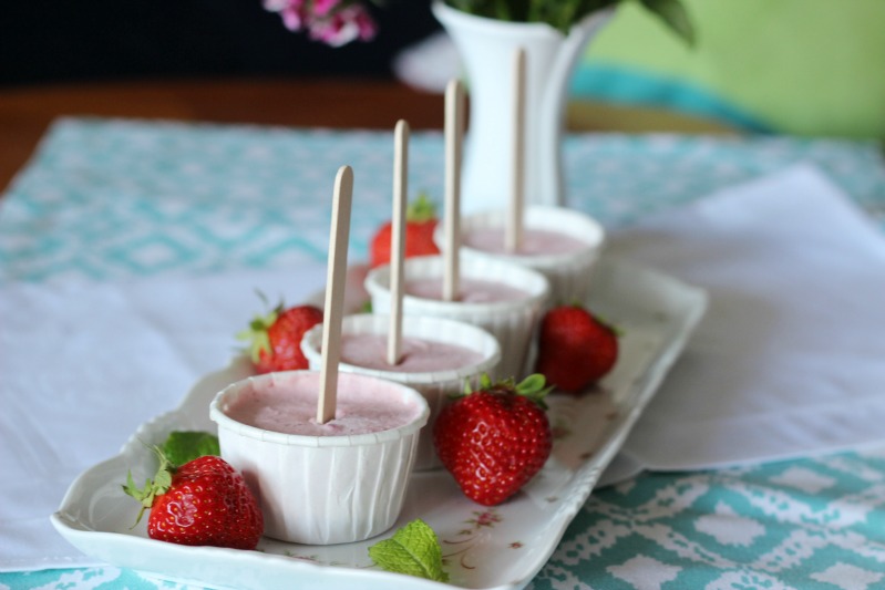 Erdbeerwoche Tag 2 - Erdbeersuppe und Erdbeer-Ricotta Popsicles 17