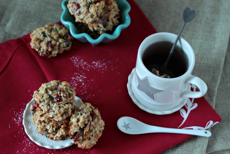 Kalendertürchen 1 - Frühstücks-Kekse mit Cranberrys und Kürbiskernen* 4