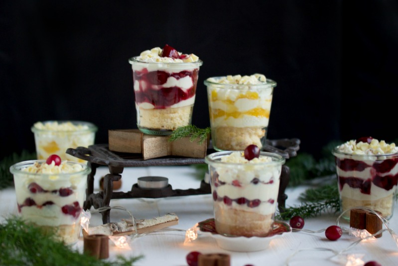 Adventskalendertürchen Nr.5 / 3 weihnachtliche Dessertvariationen im Glas + Gewinnspiel 50