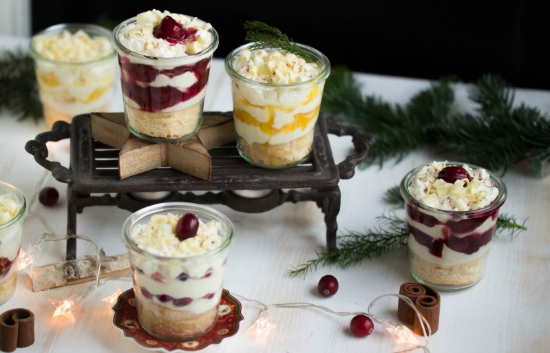 Adventskalendertürchen Nr.5 / 3 weihnachtliche Dessertvariationen im Glas + Gewinnspiel 45