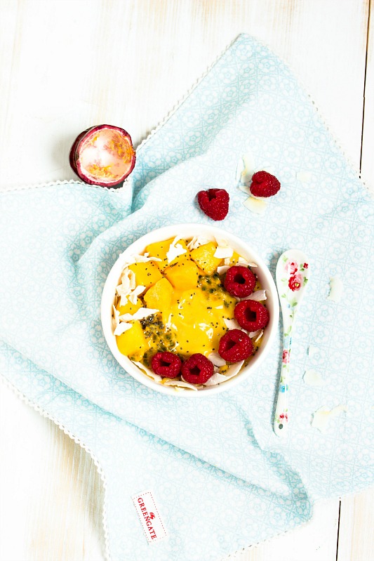 Mango-Ananas Smoothie Bowl "Mein Frühstücksglück" 12
