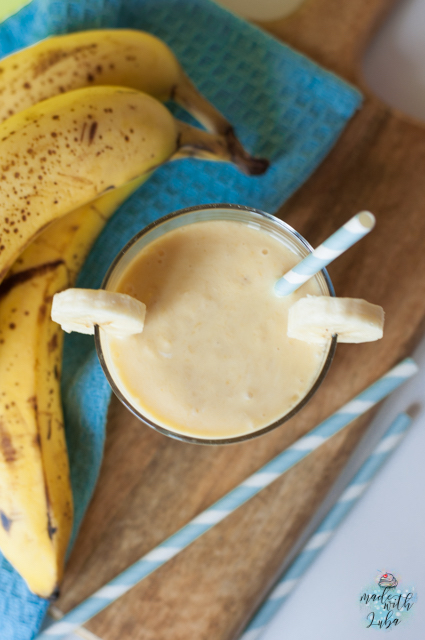 Gesunder Bananen-Mango Smoothie